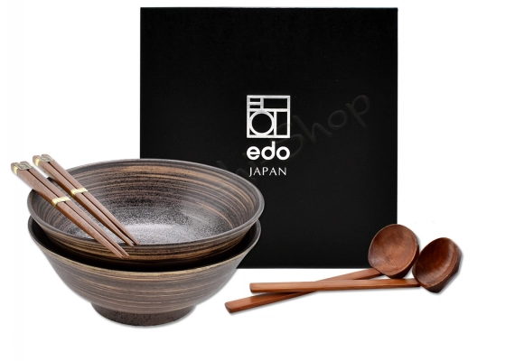 Komplet misek - Ramen Uzu Brown 22/1100ml giftBox