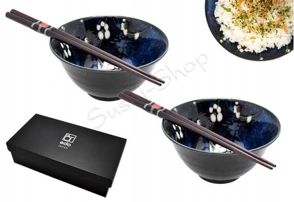 Komplet misek -  Hana Blue 13.5 cm 300ml BOX