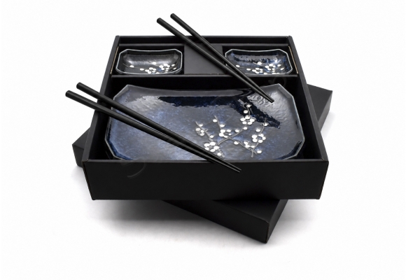 Komplet do sushi - Hana Blue Black BOX