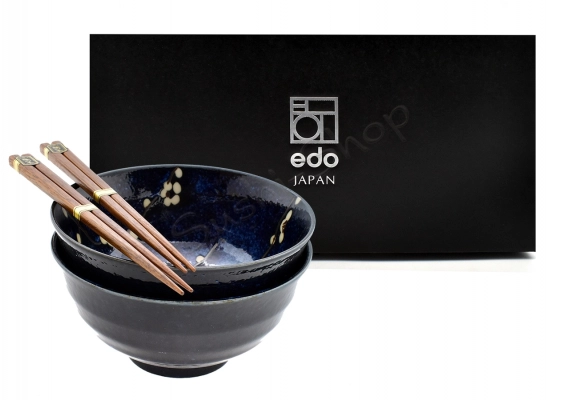 Komplet misek - Udon Hana Blue 17cm 800ml BOX