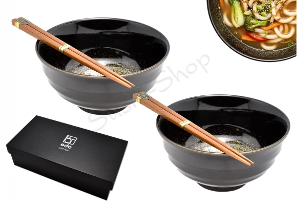 Komplet misek -  Udon Iro żółta 17 cm 800ml BOX