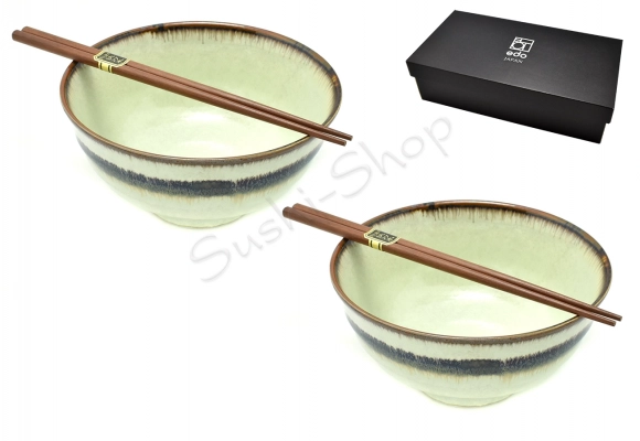Komplet misek Udon Wasabi 17 cm 750 ml GiftBOX