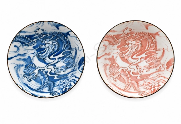 Komplet misek - Dragon Pink Blue 15x7cm 500ml BOX