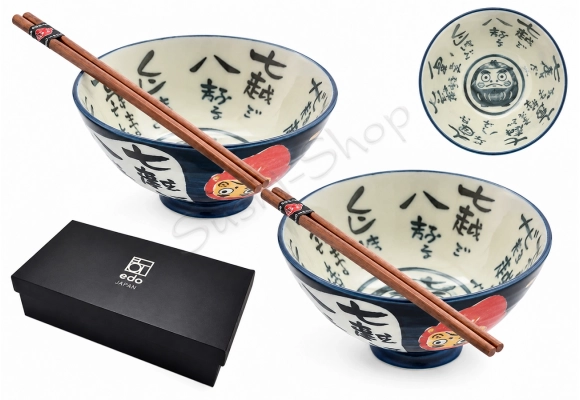 Komplet misek - Daruma 14x6.5cm 350ml BOX  dwie miski
