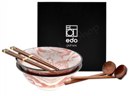 Komplet misek - Ramen Dragon 20.5 cm 1000ml Pink BOX