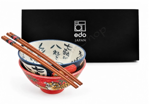 Komplet misek - Tiger & Daruma 14x6.5cm 350ml BOX główme