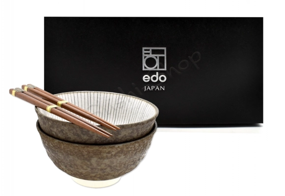 Komplet misek z pałeczkami Shima 17/800ml giftBOX