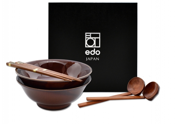 Komplet misek - Ramen Iro brązowa 22/1100 ml giftBox