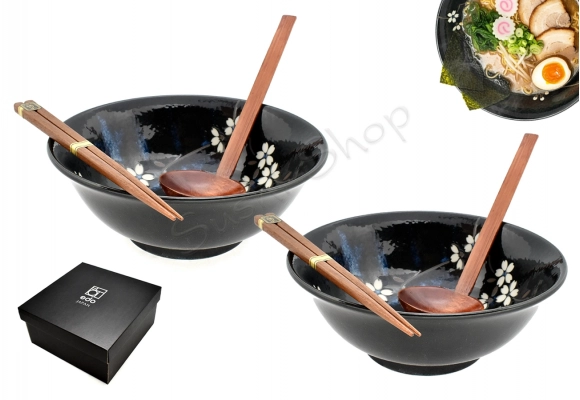 Komplet misek - Ramen Anemone Blue 22 cm 1100ml BOX