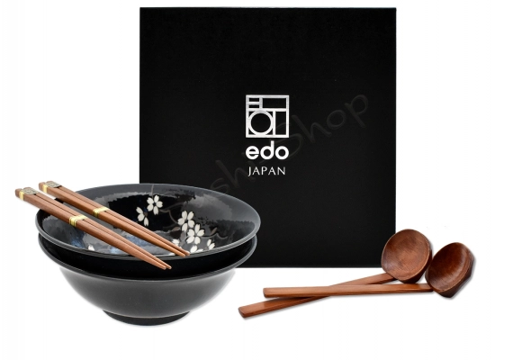 Komplet misek - Ramen Anemone Blue 22 cm 1100ml BOX