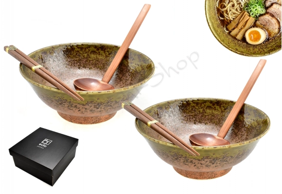 Komplet misek Ramen - Uzu Gin 21 cm 1100 ml