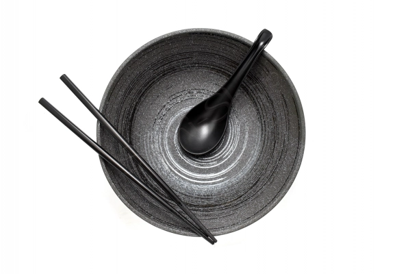 Komplet misek - Ramen Uzu Black 22 x 9 cm 1100ml