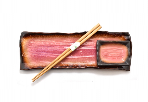 Komplet do sushi - Yaketa Akai dla czterech osób BOX