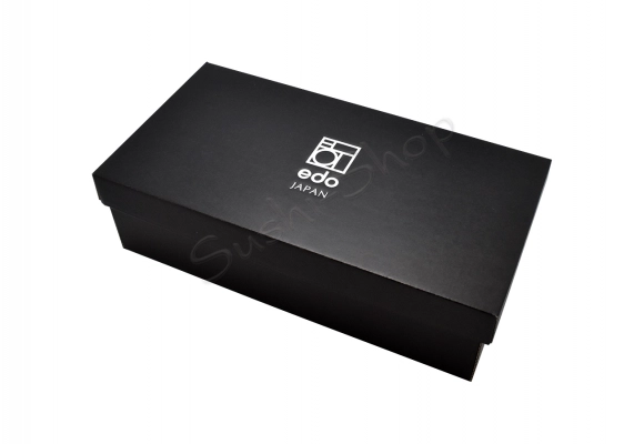 Komplet do sushi - Tokusa Blue Brown dwuosobowy - opakowanie Gift box