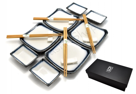 Komplet do sushi - Tajimi Okina dla czterech osob BOX