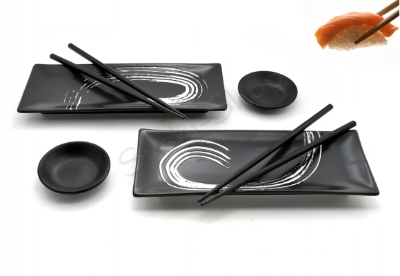 Komplet do sushi - Black Maru midi dla dwóch osób