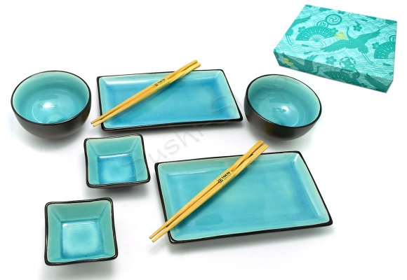 Komplet do sushi - Turquoise maxi