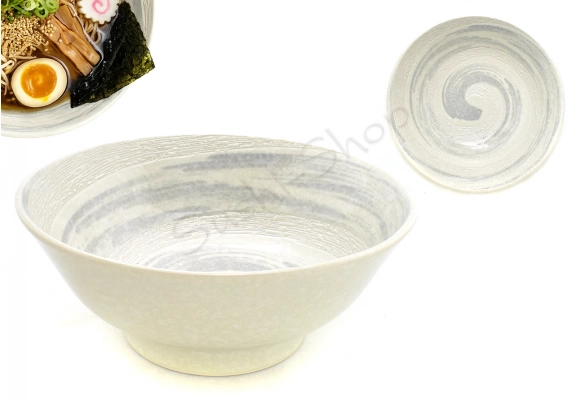 Miska na Ramen – Uzu Biała 1100 ml - nowoczesna ceramika