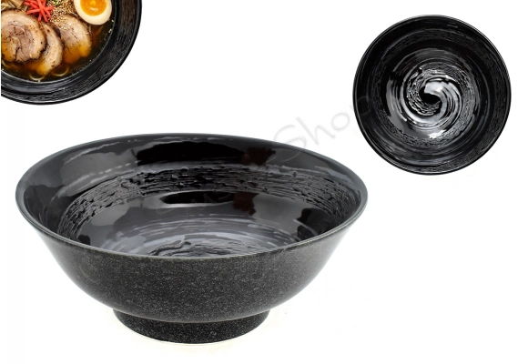 Miska na Ramen - Rasen Kuroi 21x8.5 cm 1100ml