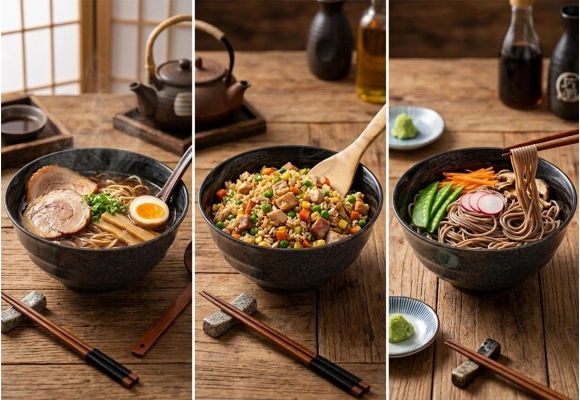 Miska na Udon - Kuroi rasen 17x9 cm 800ml