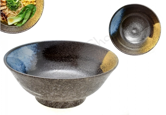 Miska na Ramen - Uzu brąz 1100 ml stworzona z myślą o kuchni azjatyckiej