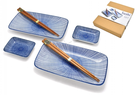 Komplet do sushi - Tokusa Blue BOX