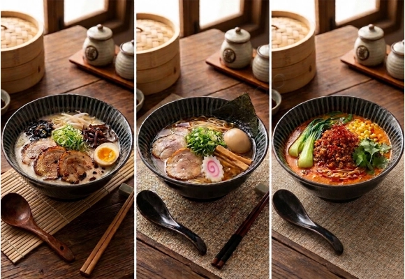Miska na Ramen - Kaigara niebieska 21x8 cm 1100 ml
