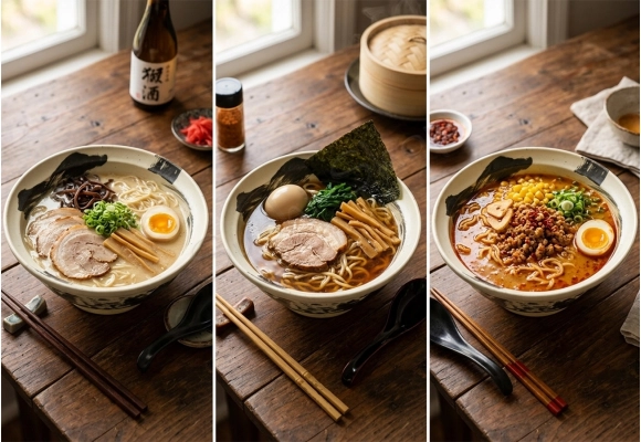 Miska na Ramen - Men-Bachi B&W 22 x 9cm 1100ml