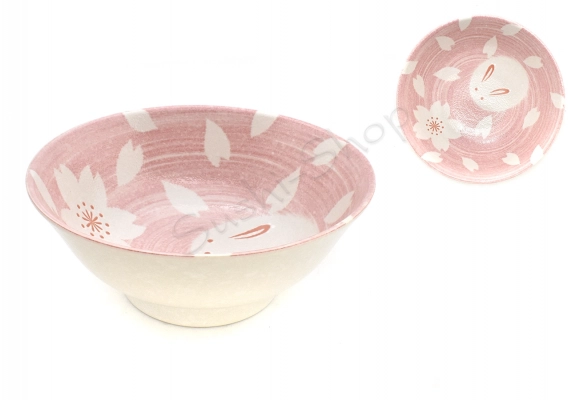 Miska na Ramen - Cherry Bunny 21.5 x 8 cm 1100 ml