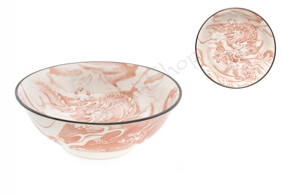 Miska Ramen Dragon Pink 19.5/900 ml