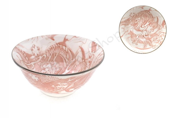 Miska Doragon Pink 15 x 6.5 cm 500 ml
