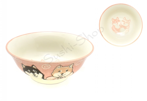 Miska na Ramen - Shiba 19x7.5 cm Red 800 ml