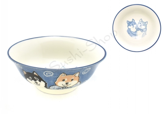 Miska na Ramen - Shiba 19x7.5 cm Blue 800 ml