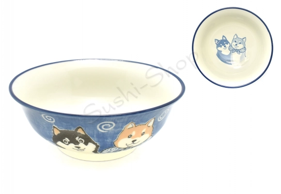 Miska na Ramen - Shiba 21x8 cm Blue 1000ml