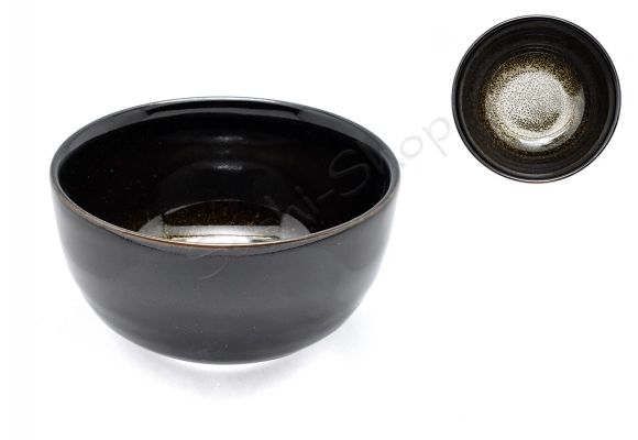 Miska na Miso/czarka do Matcha - Iro Black 13x7 cm 450ml