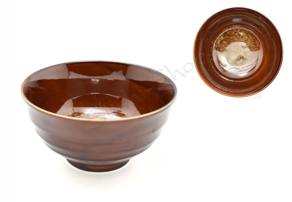 Miska na Ramen - Iro brązowa 17x8.7 cm 800ml