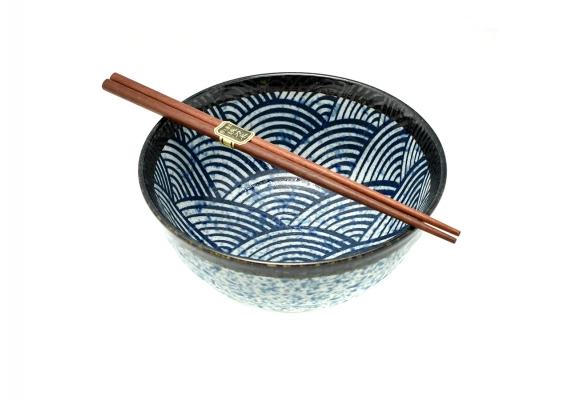 Komplet misek - Udon Blue Wawe 17 800ml BOX