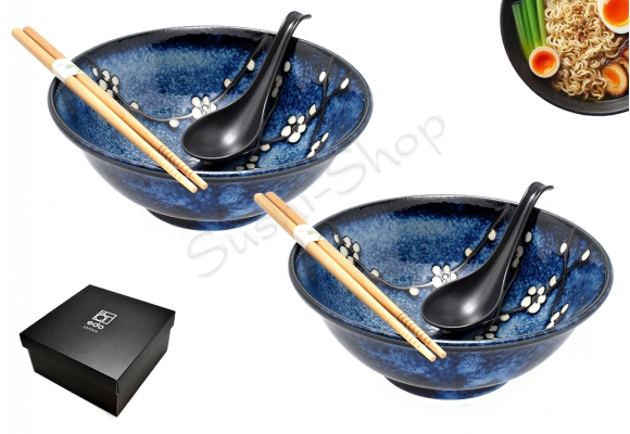 Komplet misek - Ramen Hana Blue  22 cm BOX