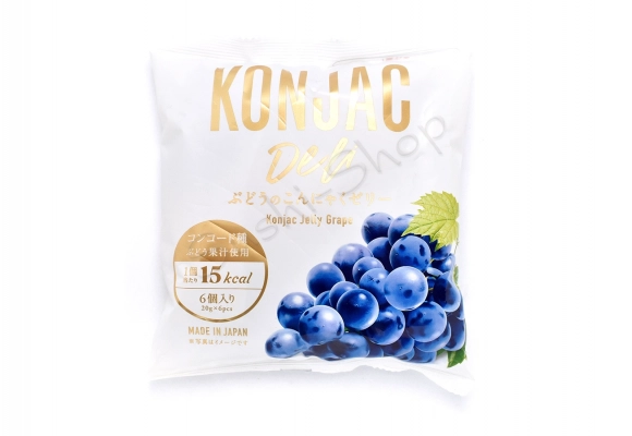 Żelki Konjak winogronowe IA FOODS 120g