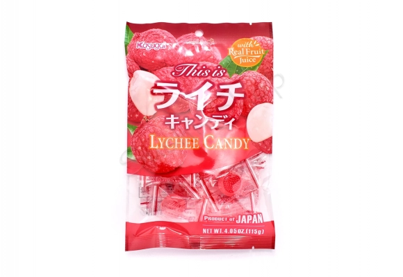 Cukierki Liczi Lychee Candy KASUGAI 115g