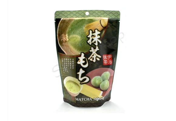 Ciasteczka ryżowe Mochi - HERBATA MATCHA - 130 g SEIKI