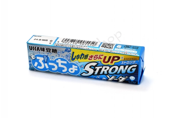 Guma Puccho Stick o smaku Strong Soda UHA 50 g