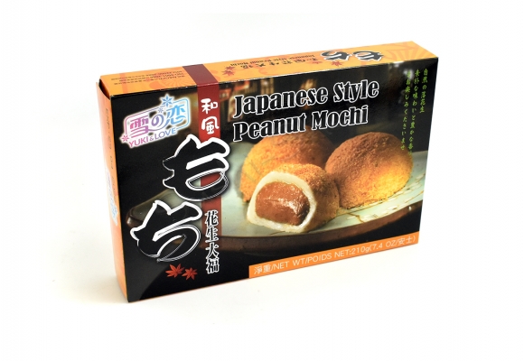 Ciasteczka ryżowe Mochi  z orzeszkami ziemnymi 210g