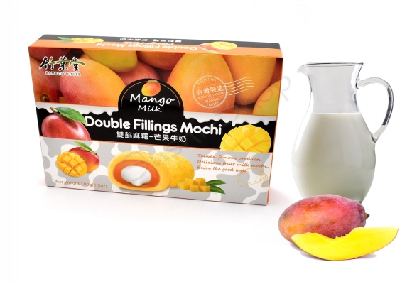 Ciasteczka ryżowe Mochi - Mango & Mleko 180 g