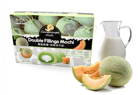 Ciasteczka ryżowe Mochi - Melon & Mleko 180 g