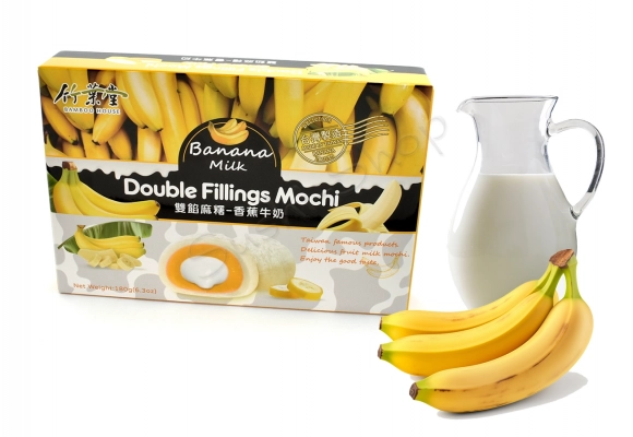 Ciasteczka ryżowe Mochi - Banan & Mleko 180 g