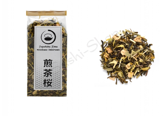 Herbata japońska zima (miodowo-imbirowa) 100g