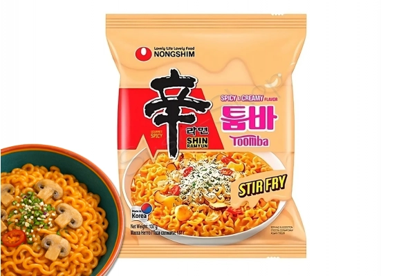 Makaron Instant Shin Ramyun Toomba Stir Fry NongShim 137g