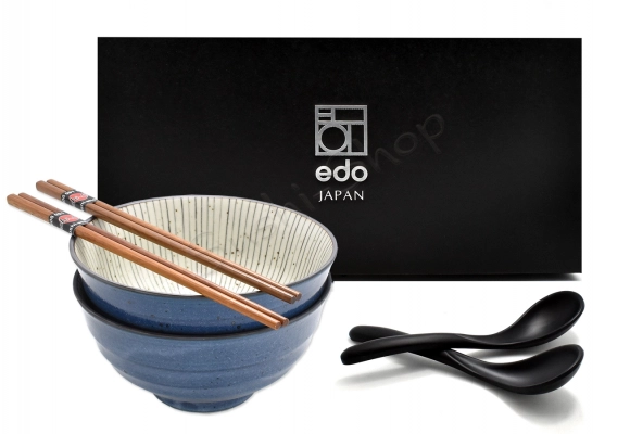 Komplet misek -  Udon Shima Blue 17/800ml BOX