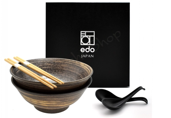 Komplet misek - Ramen Uzu Brown 22 cm BOX